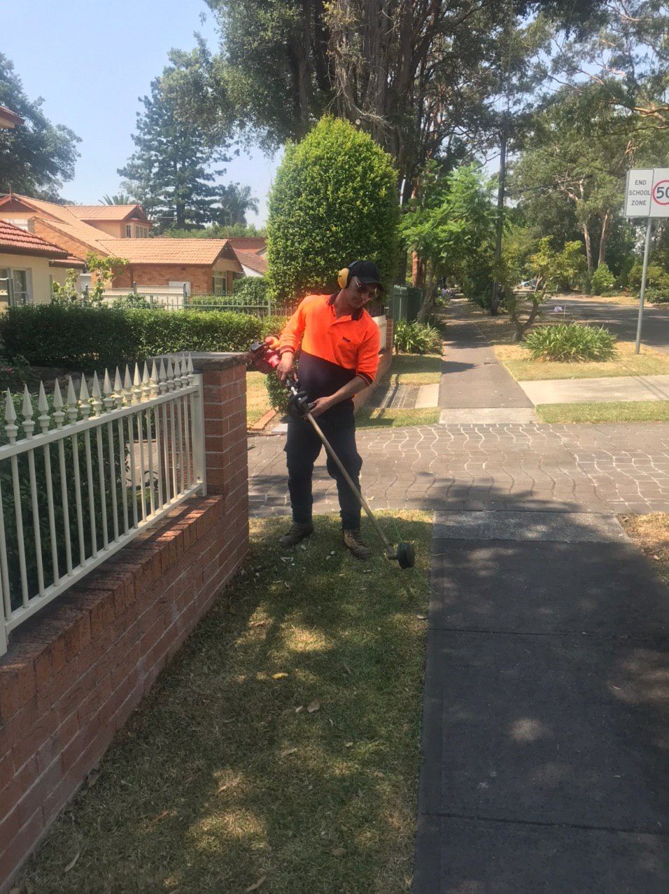 Lawn mowing for a residential garden in St Ives